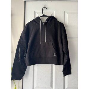 Juicy Couture Black Rhinestone Hoodie NWT